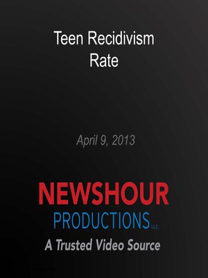 cover image of Teen Recidivism Rate